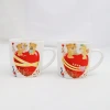 Ceramic cups, coffee cups, milk cups, water cup sets, cute cartoon Bear designs, Qixi Festival Valentine's Day gifts, couple and student small gifts available. logo factory direct supply Specification image